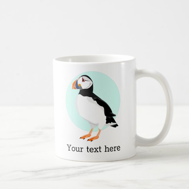 Taza De Café Puffin (Derecha)