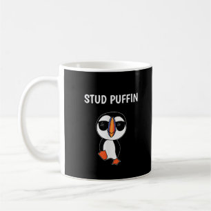 Taza De Café Puffin Semental Pájaro Divertido