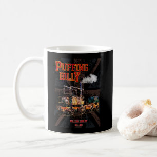 Taza De Café Puffing Billy Steam Train English Locomotive