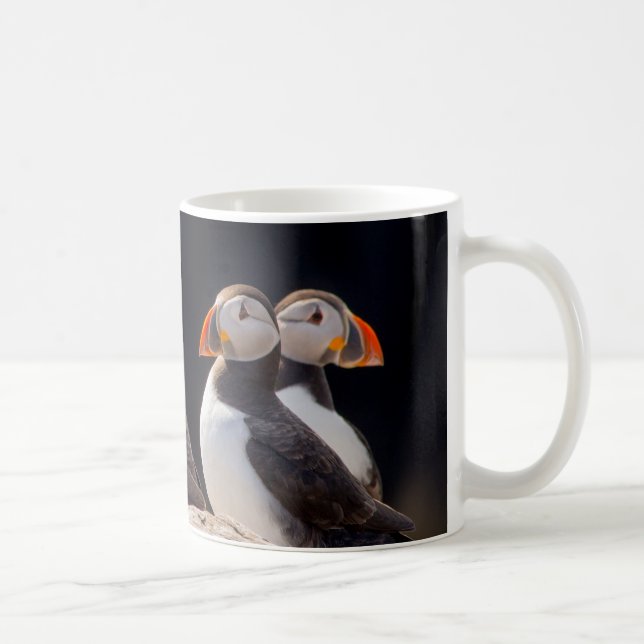 Taza De Café Puffins (Derecha)