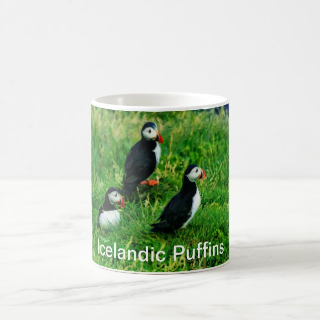 Taza De Café Puffins islandeses (Centro)