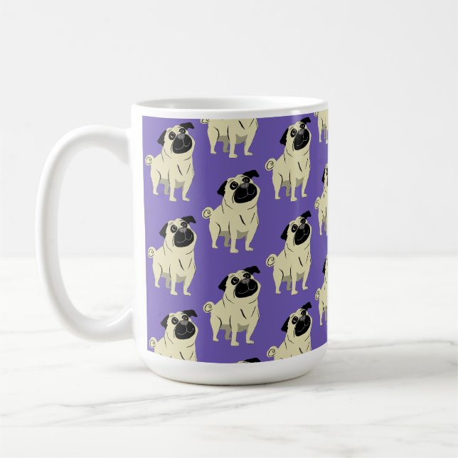 Taza De Café Pug (Izquierda)