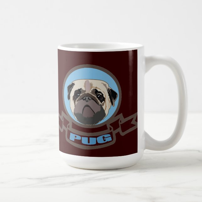 Taza De Café Pug (Derecha)