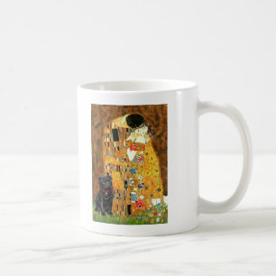 Taza De Café Pug 13 (negro) - El beso