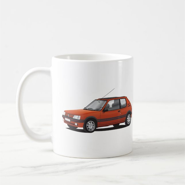 Taza De Café Pug 205 GTi (Izquierda)