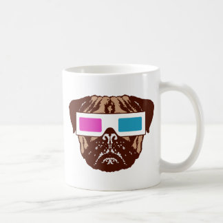 Taza De Café Pug 3D
