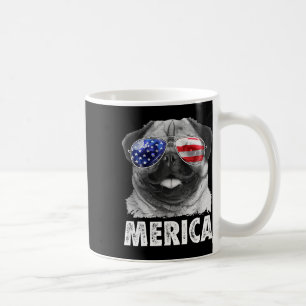 Taza De Café Pug 4 De Julio Camisetas Merica Hombres Mujeres Es