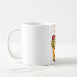 Taza De Café Pug ama los fideos de Ramen