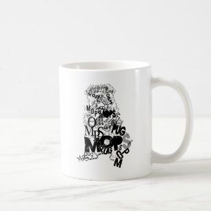Taza De Café Pug de tipos