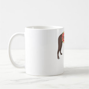 Taza De Café Pug Dog dice graciosos donuts