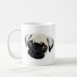 Taza De Café Pug Dog Mom Mug