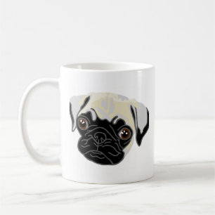 Taza De Café Pug Dog Mom Mug