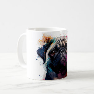 Taza De Café Pug entra en tu vida con estilo
