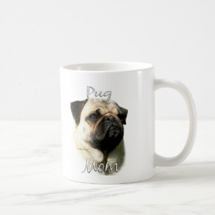 Taza De Café Pug (flautista) Mamá 2
