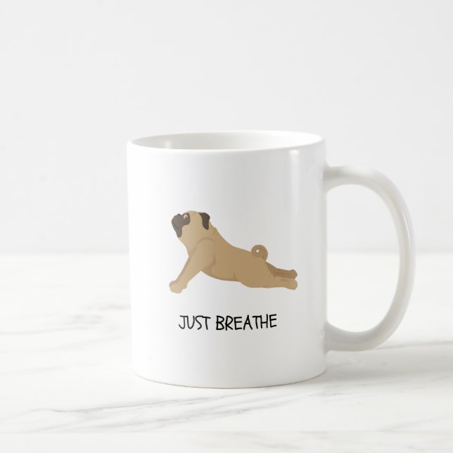 Taza De Café Pug Mug (Derecha)