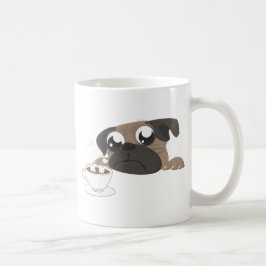 Taza De Café Pug y café