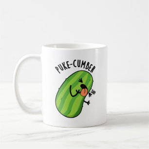 Taza De Café Puke-cumber Funny Cucumber Pun