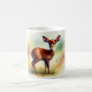 Taza De Café Puku Antelope 300824AREF121 - Watercolor