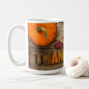 Taza De Café Pulga seca de calabaza de Acción de Gracias de Sli