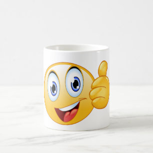 Taza De Café Pulgares hacia arriba