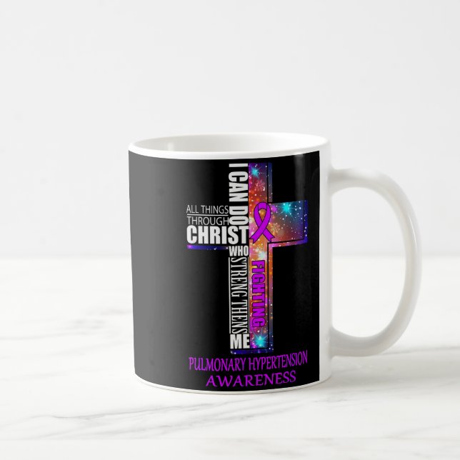 Taza De Café Pulmonary Hypertension Awareness Shirt Christmas G (Derecha)