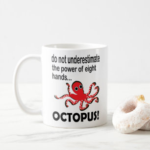 Taza De Café Pulpo Animal Marino Divertido Pulpo