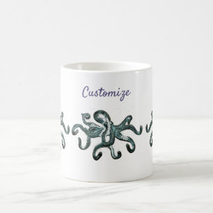 Taza De Café Pulpo azul Thunder_Cove