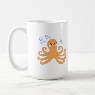 Taza De Café Pulpo de Dibujos Animados