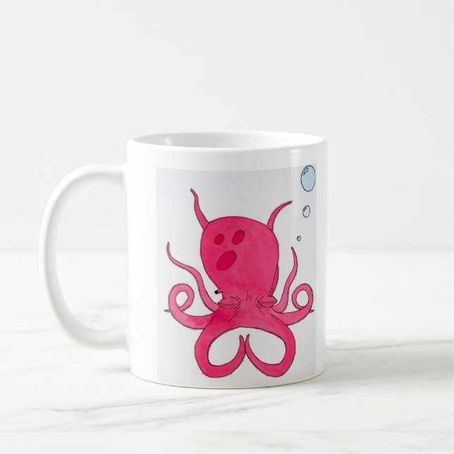 Taza De Café Pulpo Meditating (Izquierda)