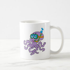 Taza De Café Pulpo que bucea