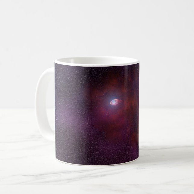Taza De Café Pulsar Viento De Una Estrella De Neutrón. (Anverso izquierdo)