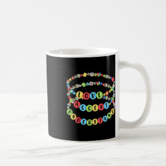 Taza De Café Pulsera de cuentas de concienciación sobre el auti