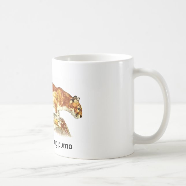 Taza De Café puma del fiesta-pooping (Derecha)