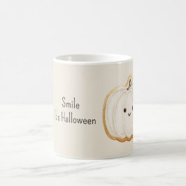 Taza De Café Pumpkin Cookie Smile Halloween