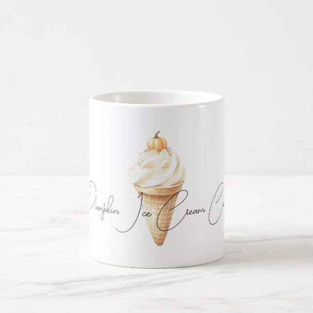 Taza De Café Pumpkin Ice Cream Cone (Centro)