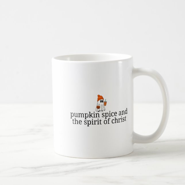 Taza De Café Pumpkin Sce And The Srit Of Christ, Christian Hall (Derecha)