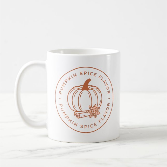 Taza De Café Pumpkin spice flavor flavoring (Izquierda)