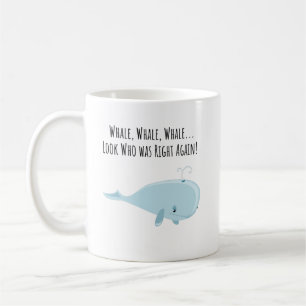 Taza De Café Pun de ballena - Mug - Personalizado Mug - Cerámi