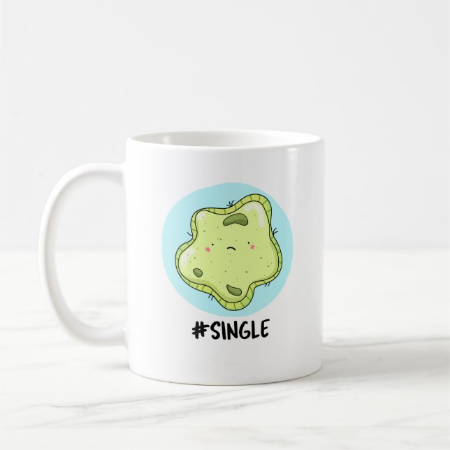 Taza De Café Pun de biología de células simples divertidas (Izquierda)