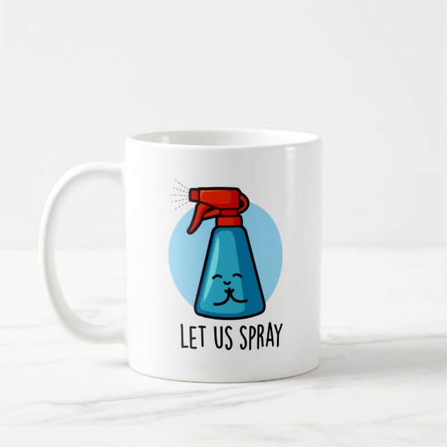 Taza De Café Pun de Botella de Oración Graciosa (Izquierda)