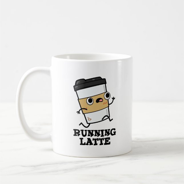 Taza De Café Pun de café divertido de Latte (Izquierda)