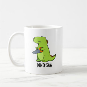 Taza De Café Pun de la herramienta de dinosaurios divertidos de