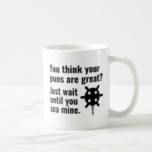 Taza De Café Pun de mina marina