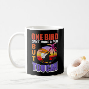 Taza De Café Pun de pájaro trópico de pájaro volátil