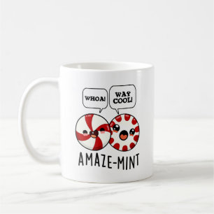 Taza De Café Pun de Peppermint gracioso