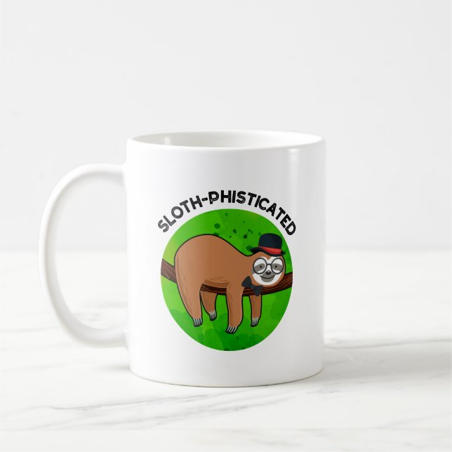 Taza De Café Pun de ranura para animales divertidos con falseda (Izquierda)