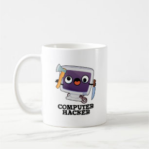 Taza De Café Pun de tecnología divertida para hackers de comput