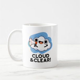 Taza De Café Pun Del Clima En Nube Y Claro Gracioso