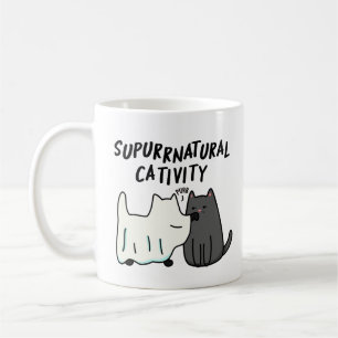 Taza De Café Pun gato Catividad Su-purr-natural Divertido 