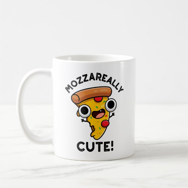 Taza De Café Pun mozza verdaderamente gracioso (Izquierda)